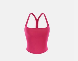 Vibrant Pink Cropped Tank Top