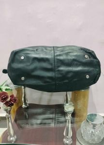 Classic Black Shoulder Bag