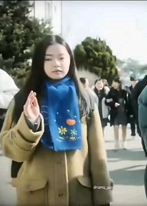 do hye-ryung- blue scarf from if wishes could kill
