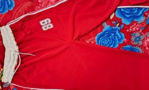 Red baggy lower