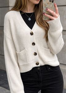 Chic Cream Knit Cardigan🤍🦋
