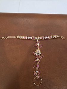 Elegant Bracelet &amp; Ring Set (haath phool)