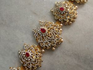 Vaddanam With Lehenga Hanging