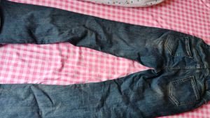 Flared Jeans with Split Detail