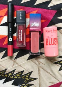 Sugar Cosmetics & Seven Seas Makeup Lot