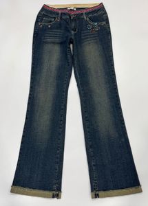 Vintage embellished bootcut jeans