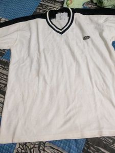 Classic White &amp; Black Long Sleeve T shirt