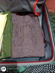 brand new full embroidery work kurties