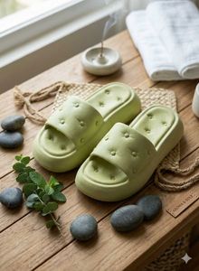 Comfortable Light Green Slides