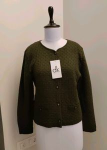 💥Price Drop💥Vintage Olive Green Cardigan