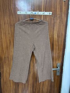 Cozy Brown Knit Pants