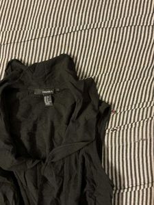 Forever 21 Black Vest Top