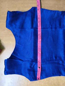 Elegant Royal Blue Short Kurta