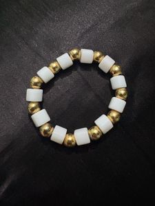 Black &amp; Silver Beaded Bracelet