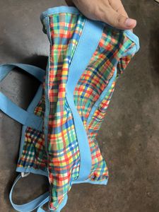 Colorful Plaid Duffle Bag