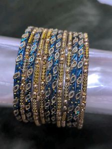 Colorful Beaded Bangle Set
