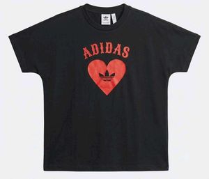 Adidas Black Heart Logo T-Shirt