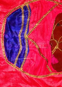 Ethnic Blouse - Pink &amp; Blue