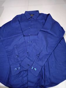 Blue Cotton Shirt