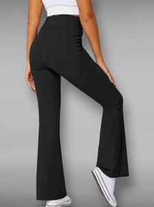 Flared Yoga Pants with Pocket