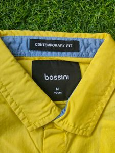 Branded Bossini Men's Yellow Casual Shirt