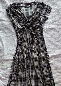 Chic Plaid Wrap Dress