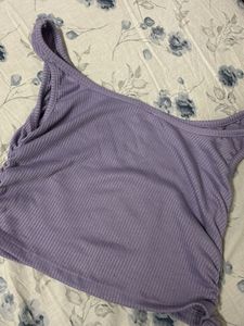 Lavender Ribbed Tank Top