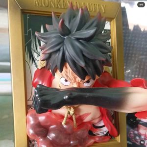 3D action figure Luffy photo frame