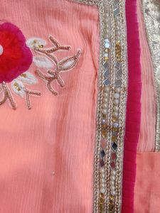 Georgette Saree With Blouse