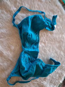 Teal Blue Bra and Panty Set