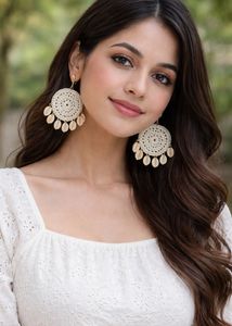 Handmade Boho Crochet Earrings with Cowrie Shells
