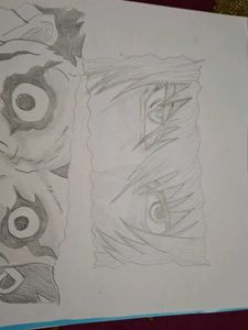 Hand-Drawn Anime Eye Art