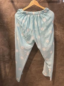 Light Blue Polka Dot Palazzo Pants