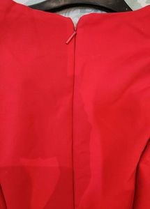 MANGO Red Party Dress