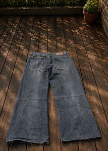 Wide Leg Blue Jeans