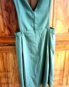 Solid A Line Dress
