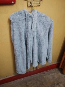 Urbanic Fuzzy Blue Hoodie