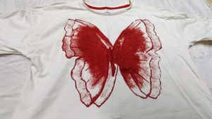 Price drop!! Red Butterfly Graphic Tee