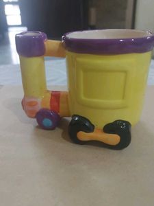 Beautiful Ceramic 3D Cute Cow Train Mug
