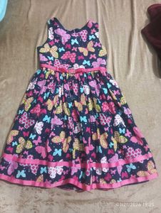Cute Butterfly Print Dress