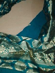Teal Embroidered Kurta Set