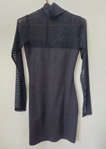 Black Bodycon Mini Dress