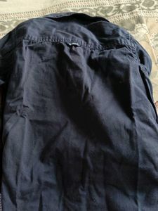 Men's Navy Blue Casual Shirt