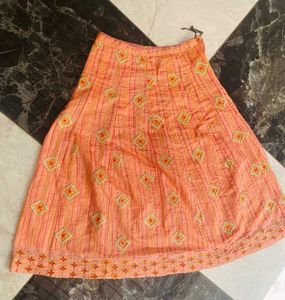 Peach Lehenga Choli Set