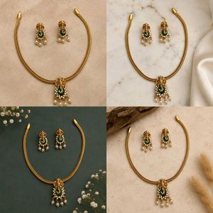 Ganesha Pendant Necklace &amp; Earring Set