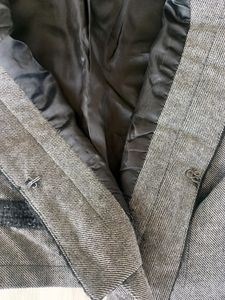 Grey Cropped Blazer
