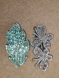 Sparkling Leaf & Butterfly Hair Clips