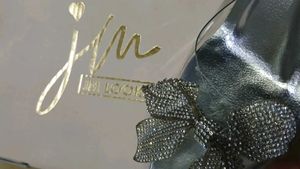 Sparkly Heels with Bow Detail