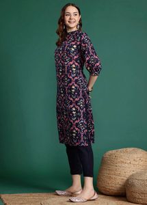 Stylish Printed Kurta with Pants