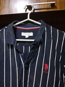 Men's Striped Polo T-Shirt